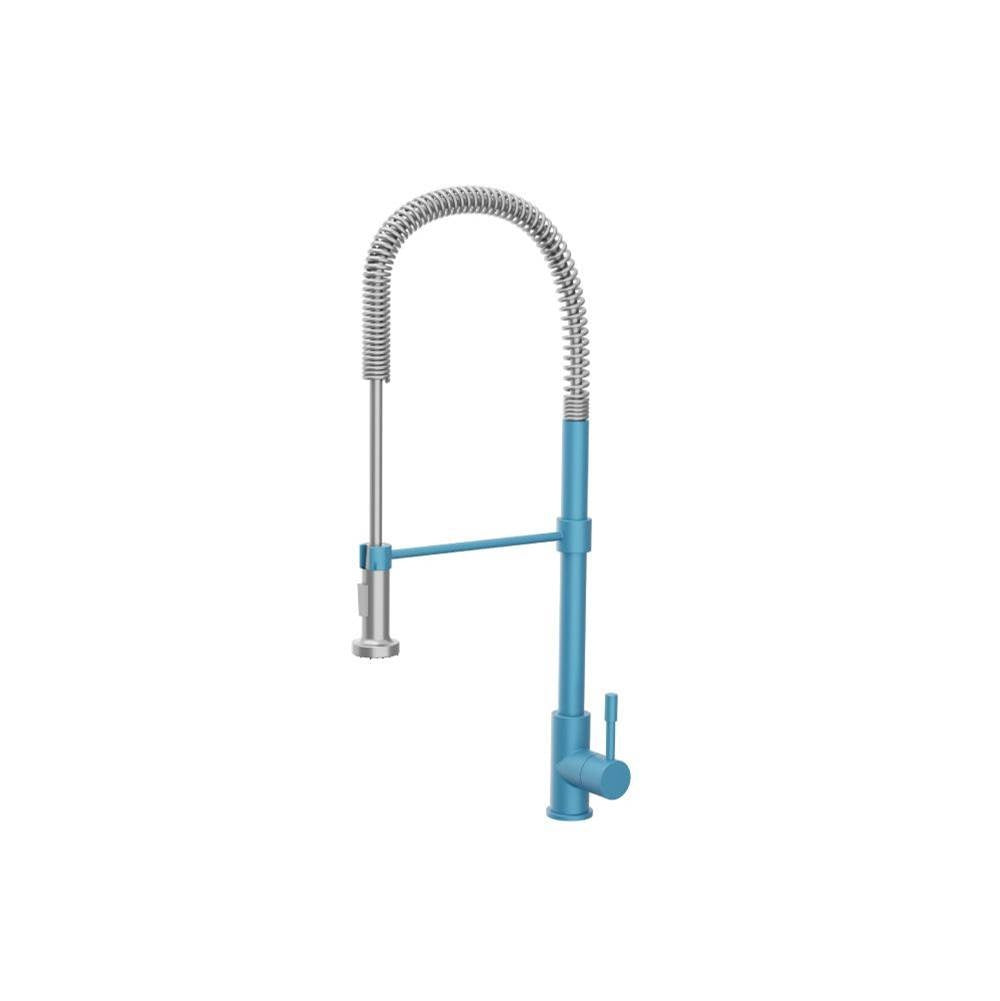Flusso K.2000 Professio - S - Dual Spray Professional Stainless Steel Kitchen Faucet With Pull Out