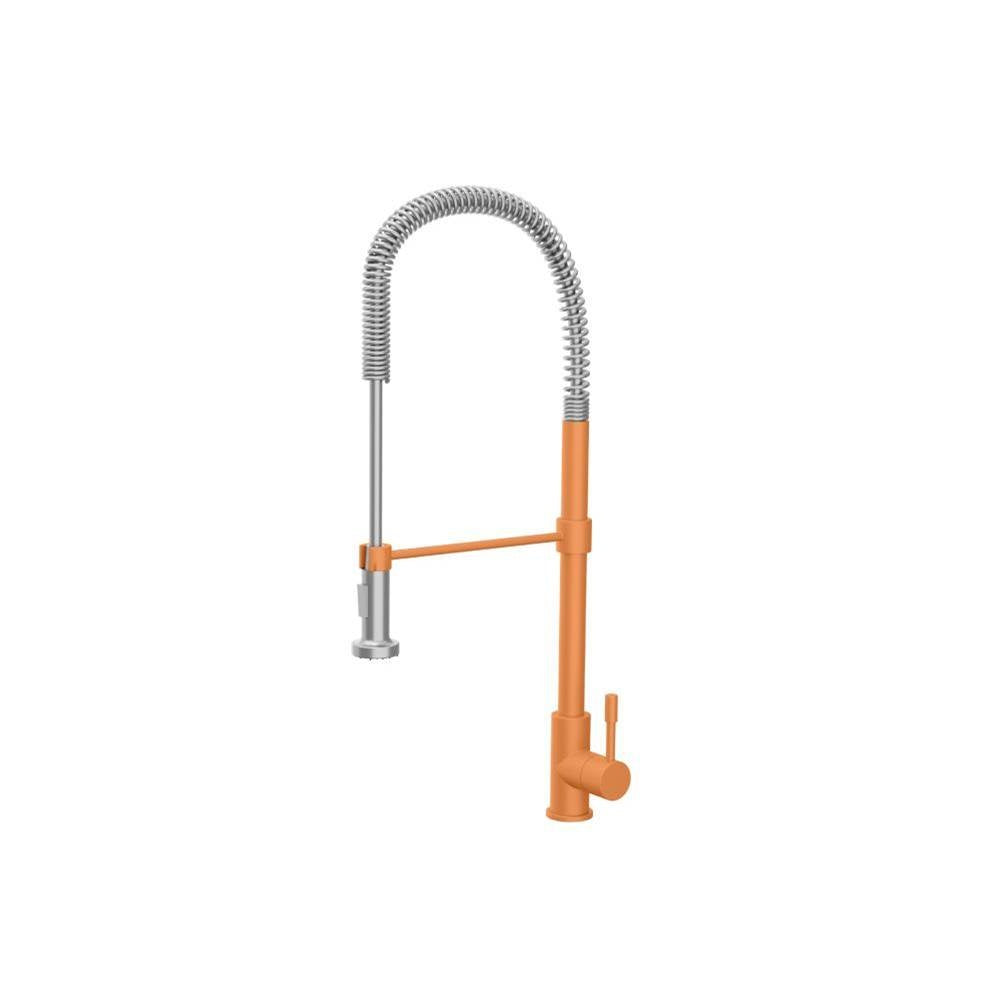 Flusso K.2000 Professio - S - Dual Spray Professional Stainless Steel Kitchen Faucet With Pull Out