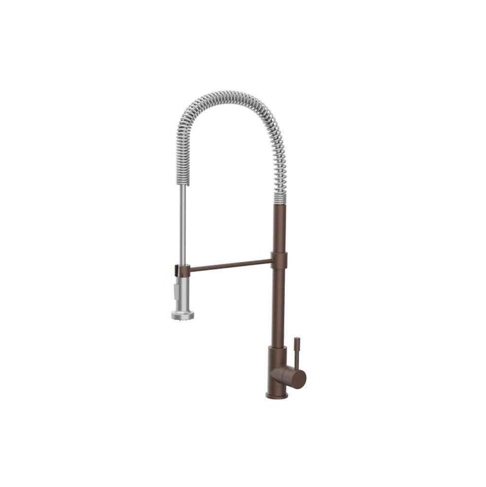 Flusso K.2000 Professio - S - Dual Spray Professional Stainless Steel Kitchen Faucet With Pull Out