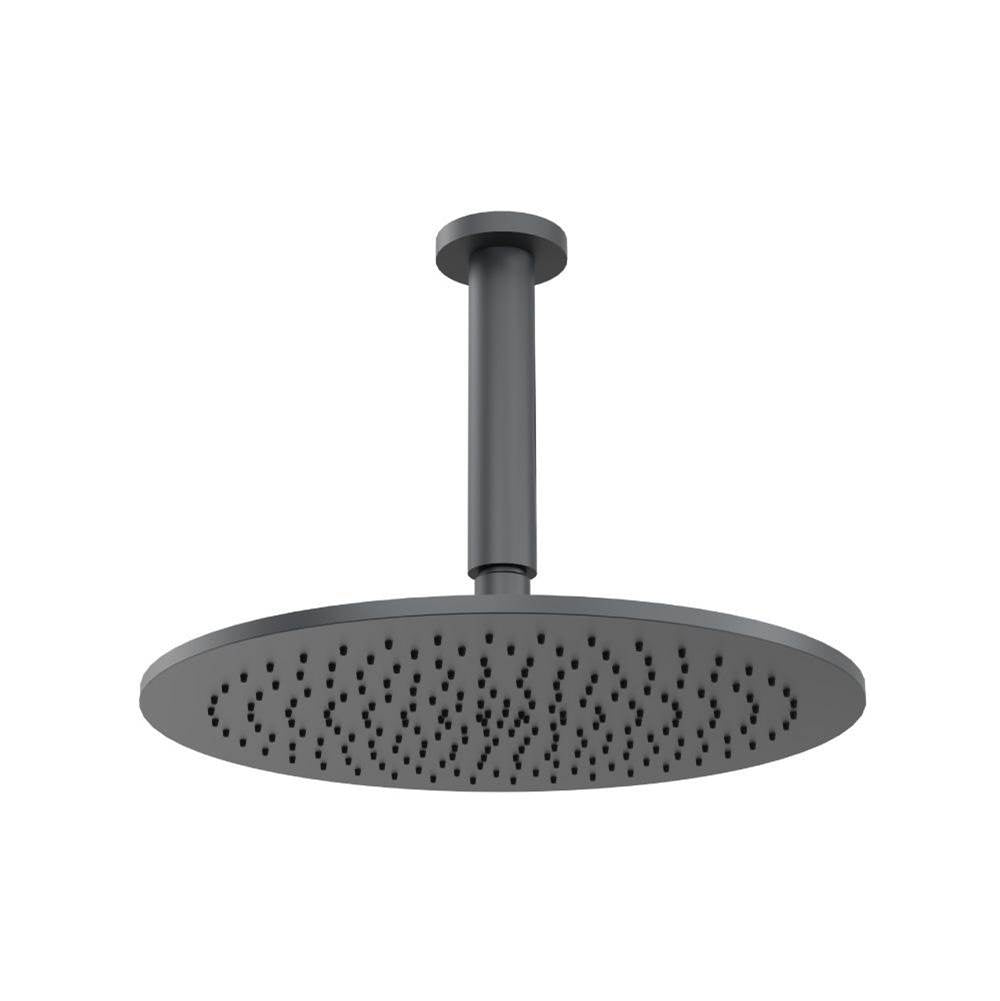 Flusso RHC.12R 12" Rain Head with 6" Ceiling Mount Arm