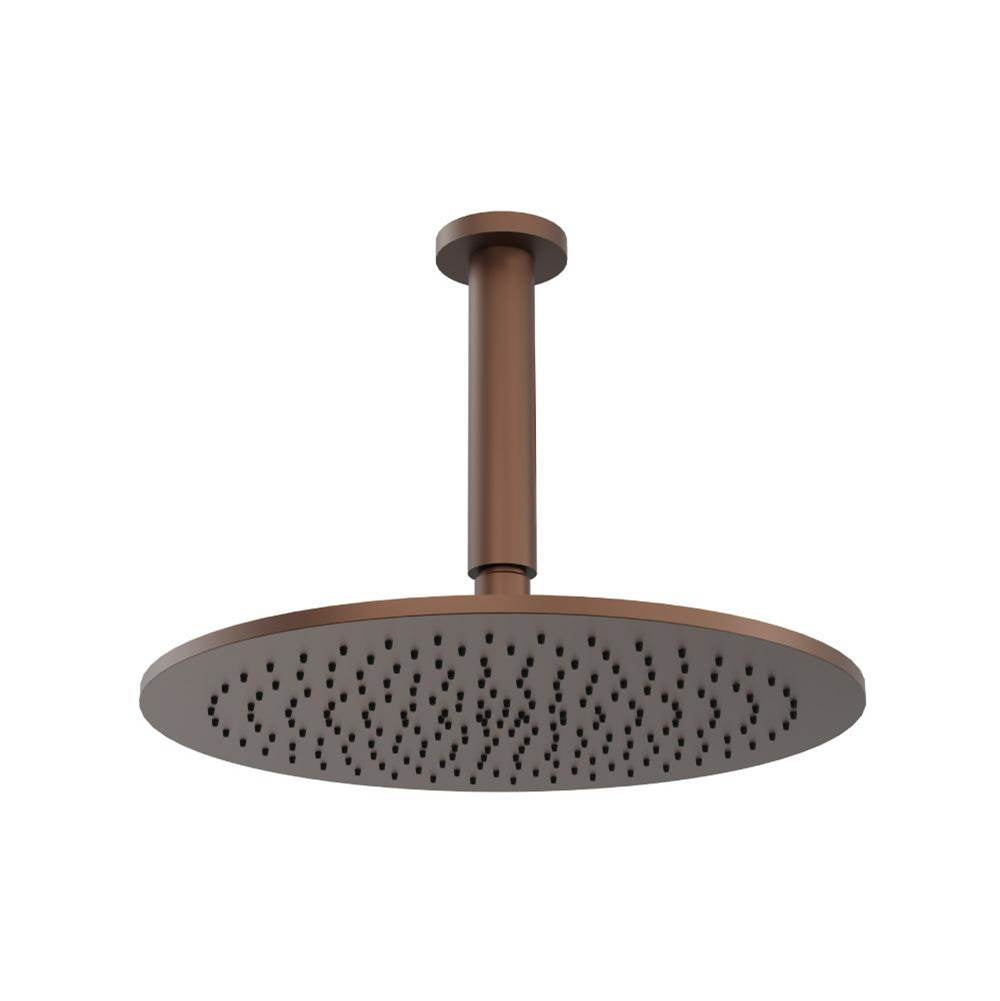 Flusso RHC.12R 12" Rain Head with 6" Ceiling Mount Arm