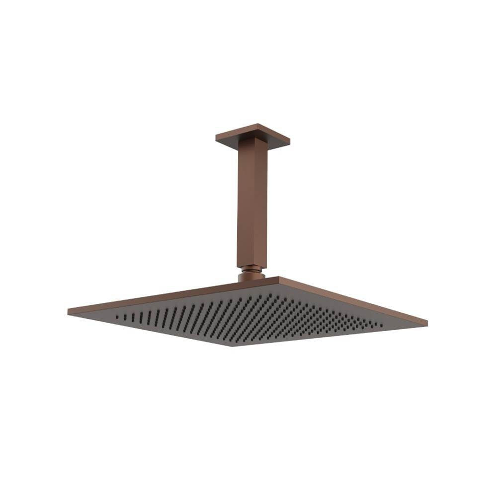 Flusso RHC.12S 12" Rain Head with 6" Ceiling Mount Arm