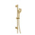 Flusso SHS.2013 Hand Shower Set with Slide Bar, Integrated Elbow & Hose