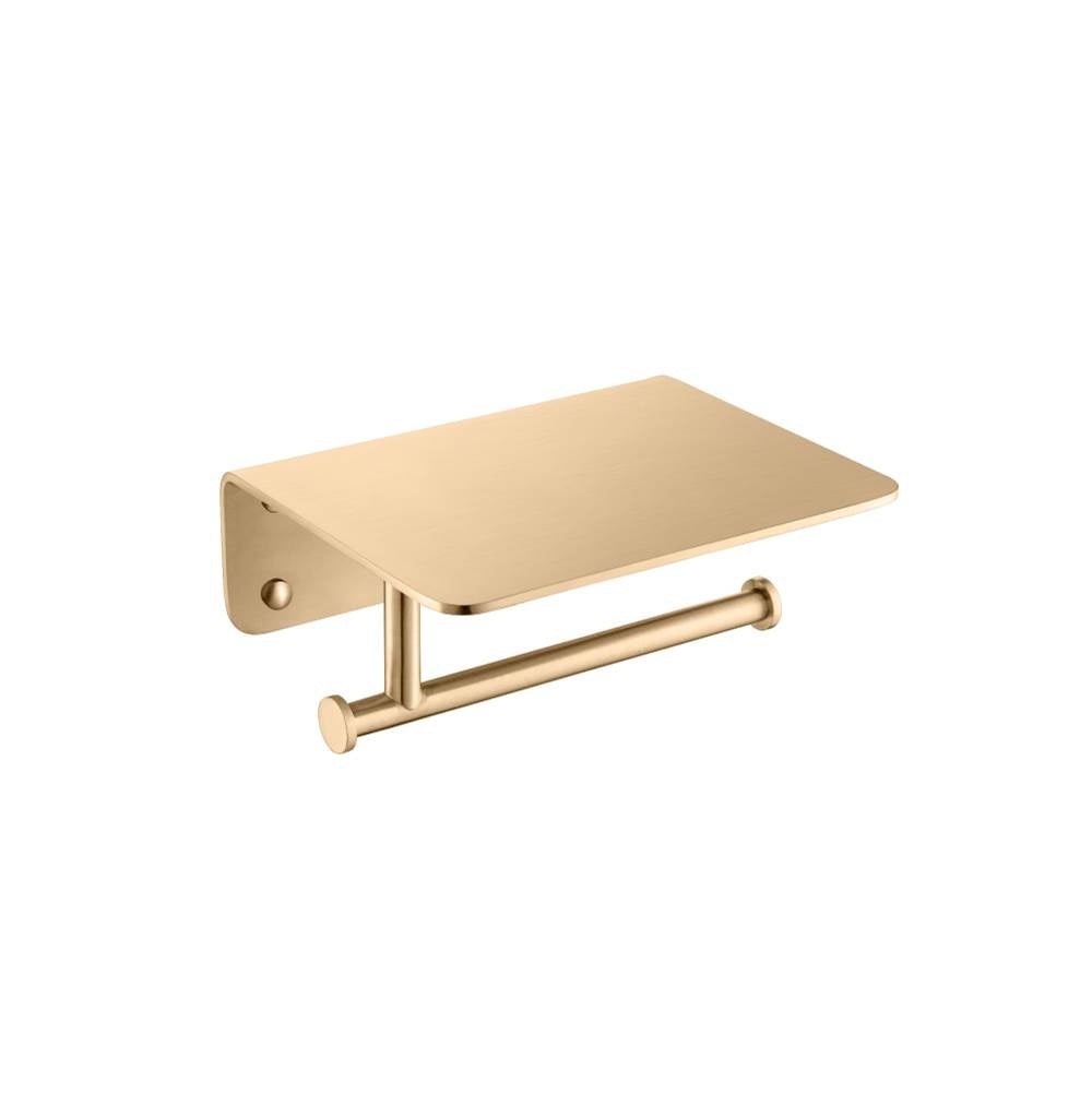 Flusso TP.1007 Brass Toilet Paper Holder With Cellphone Shelf - Parent
