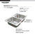 Houzer Glowtone Stainless Steel Drop-in Topmount 1-hole 60/40 Double Bowl Kitchen Sink - Parent