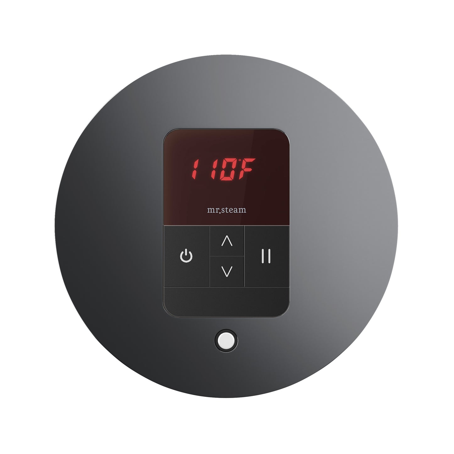 Mr. Steam ITRD iTempo Round Steam Shower Control and Steamhead