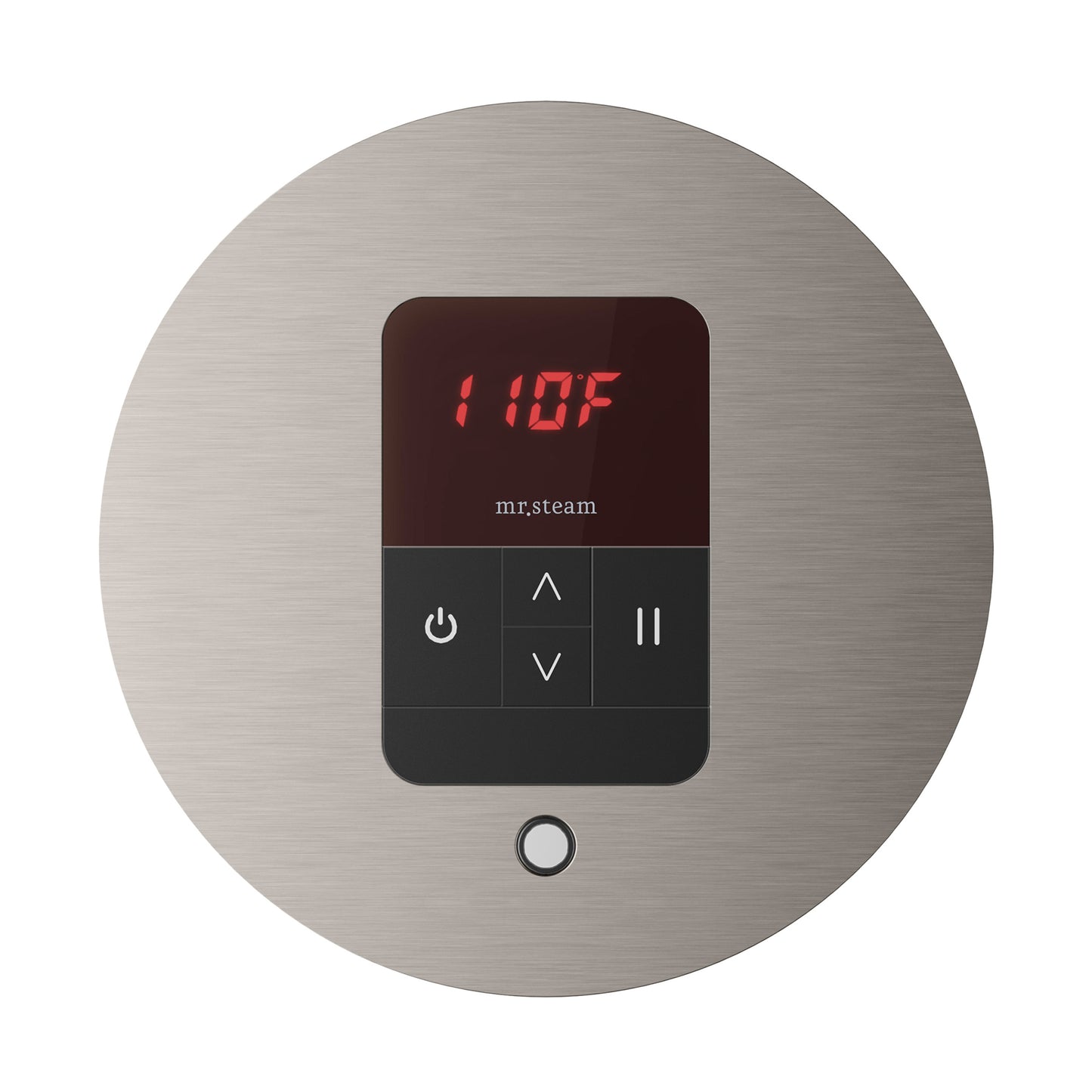 Mr. Steam ITRD iTempo Round Steam Shower Control and Steamhead