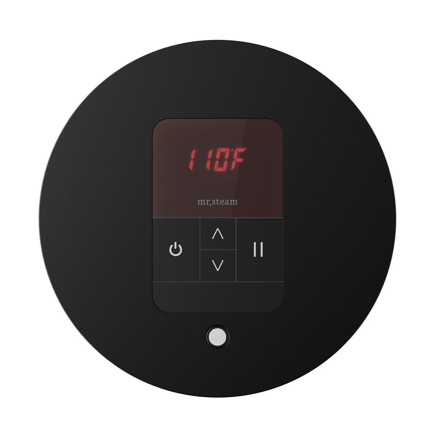 Mr. Steam ITRD iTempo Round Steam Shower Control and Steamhead