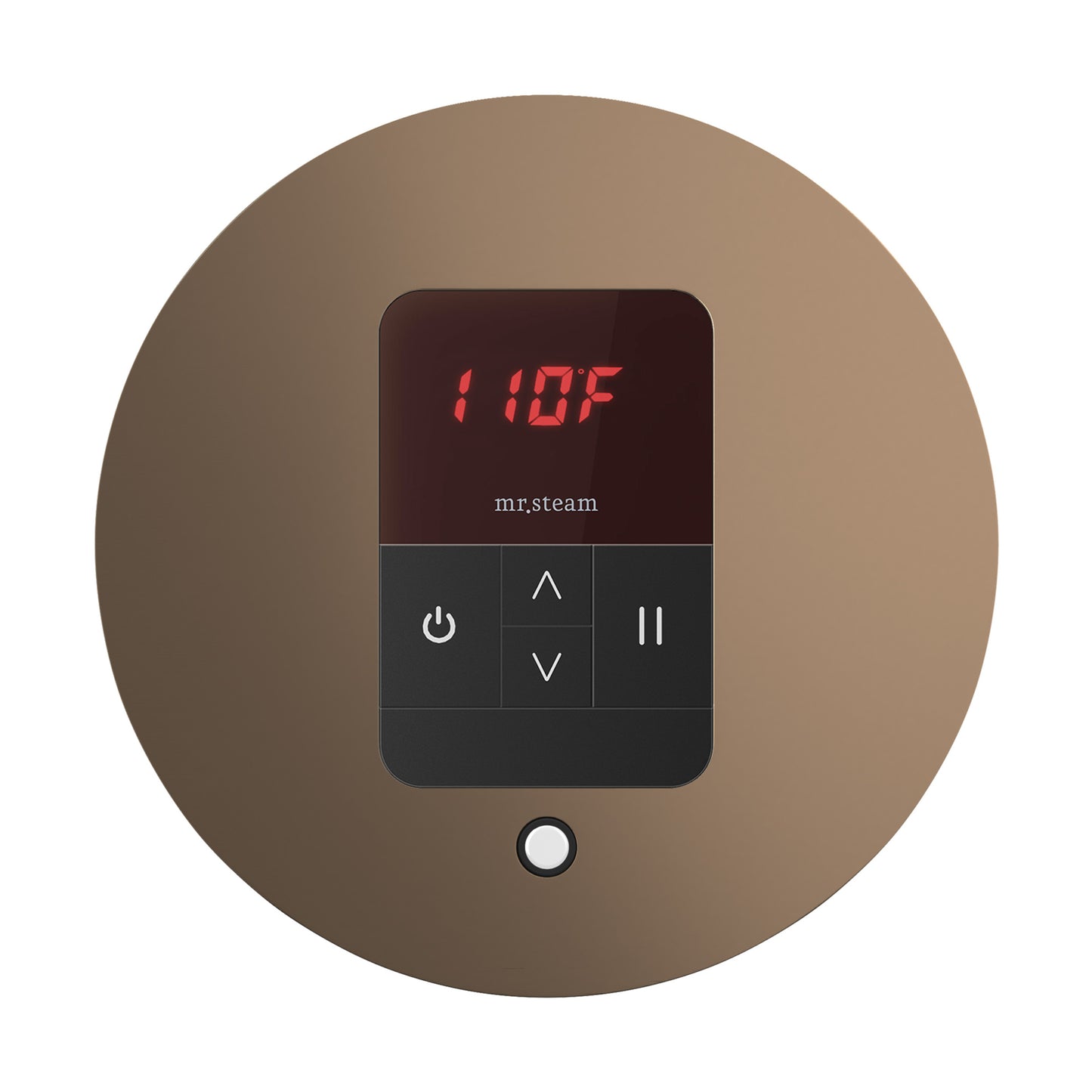 Mr. Steam ITRD iTempo Round Steam Shower Control and Steamhead