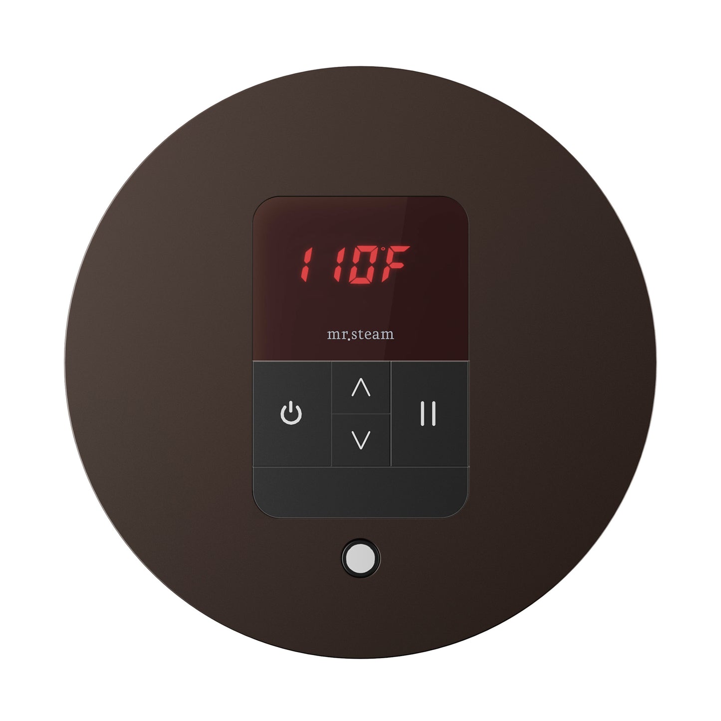 Mr. Steam ITRD iTempo Round Steam Shower Control and Steamhead