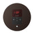 Mr. Steam ITRD iTempo Round Steam Shower Control and Steamhead