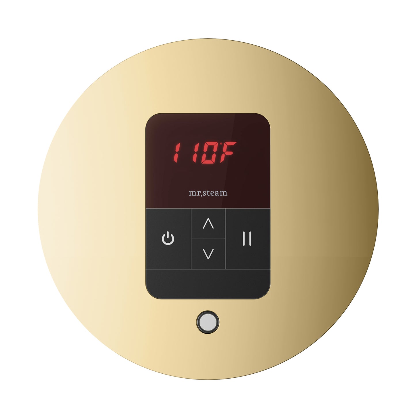 Mr. Steam ITRD iTempo Round Steam Shower Control and Steamhead