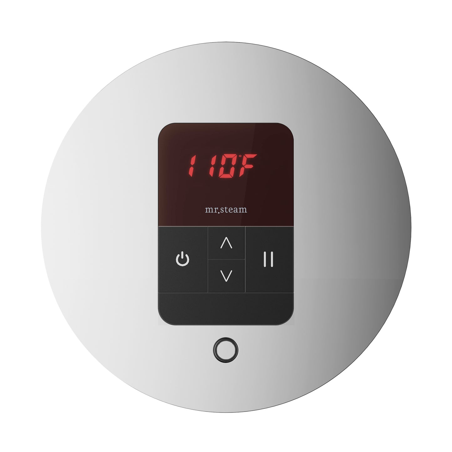Mr. Steam ITRD iTempo Round Steam Shower Control and Steamhead