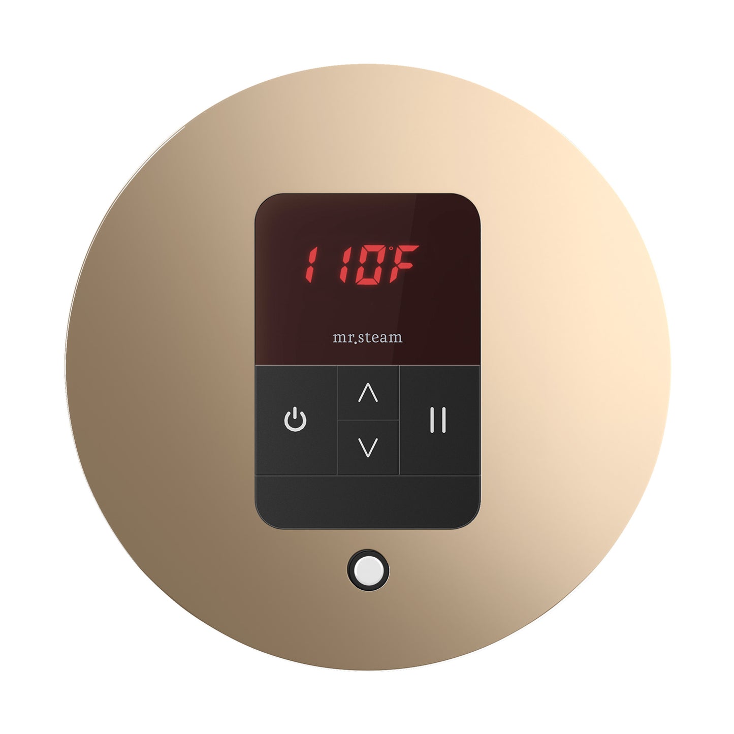 Mr. Steam ITRD iTempo Round Steam Shower Control and Steamhead