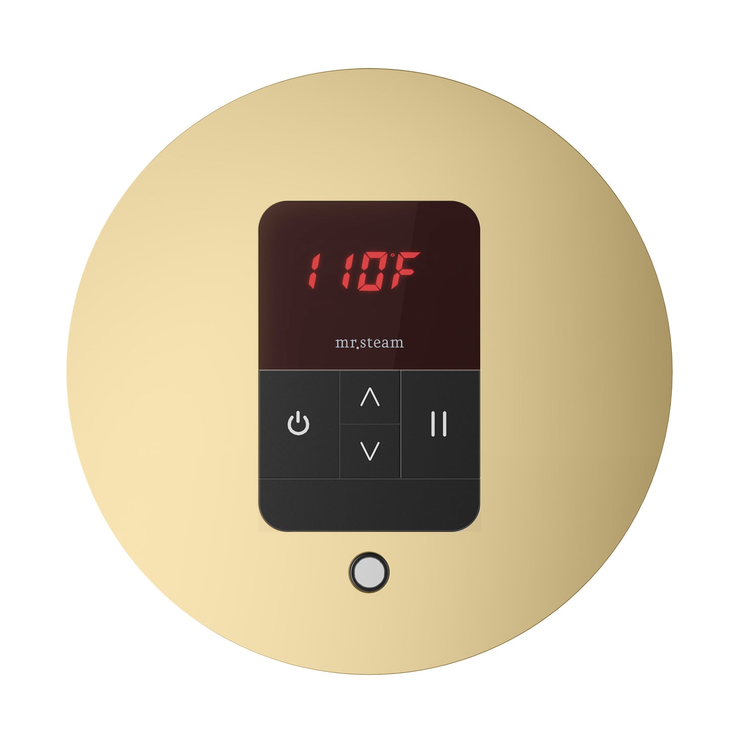 Mr. Steam ITRD iTempo Round Steam Shower Control and Steamhead