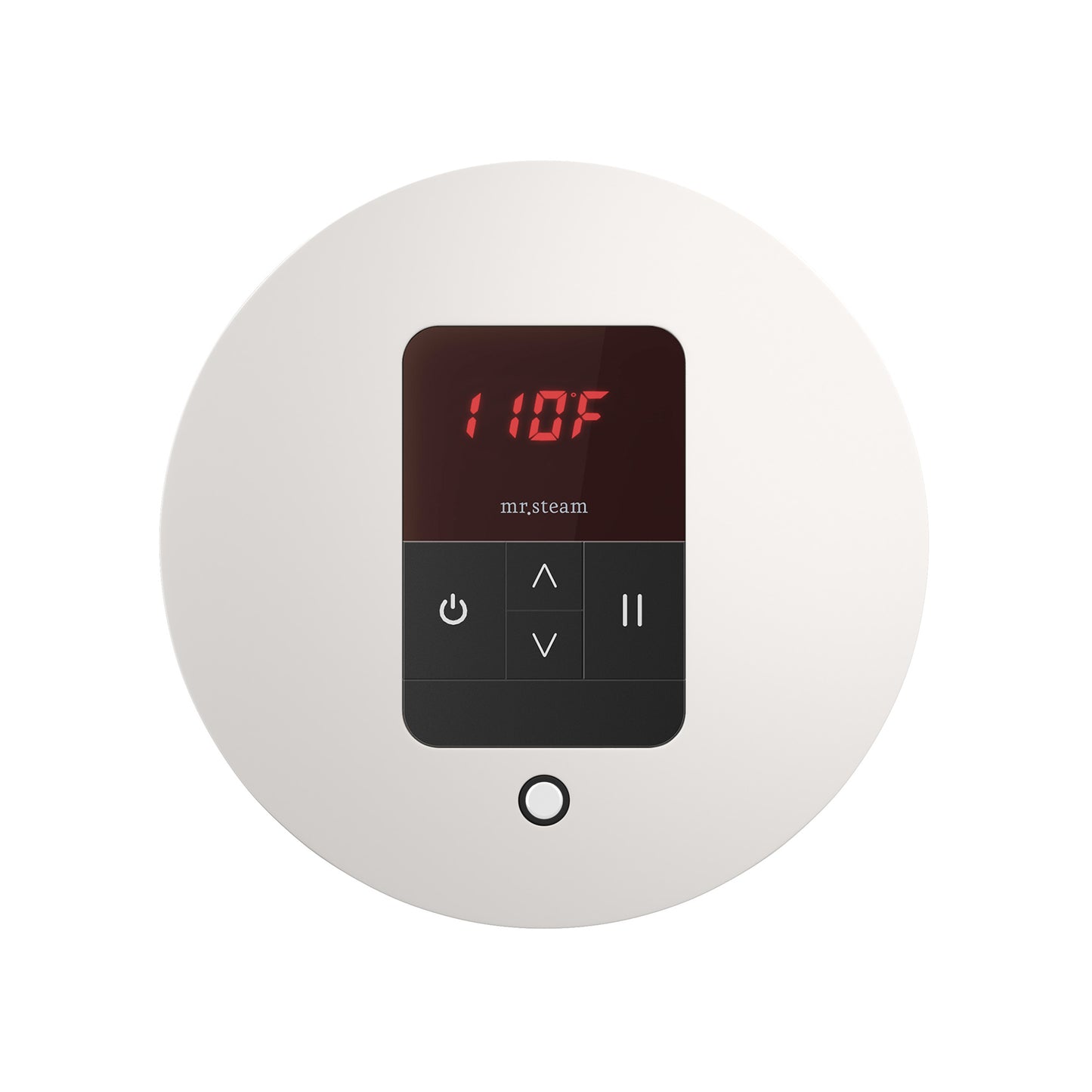 Mr. Steam ITRD iTempo Round Steam Shower Control and Steamhead