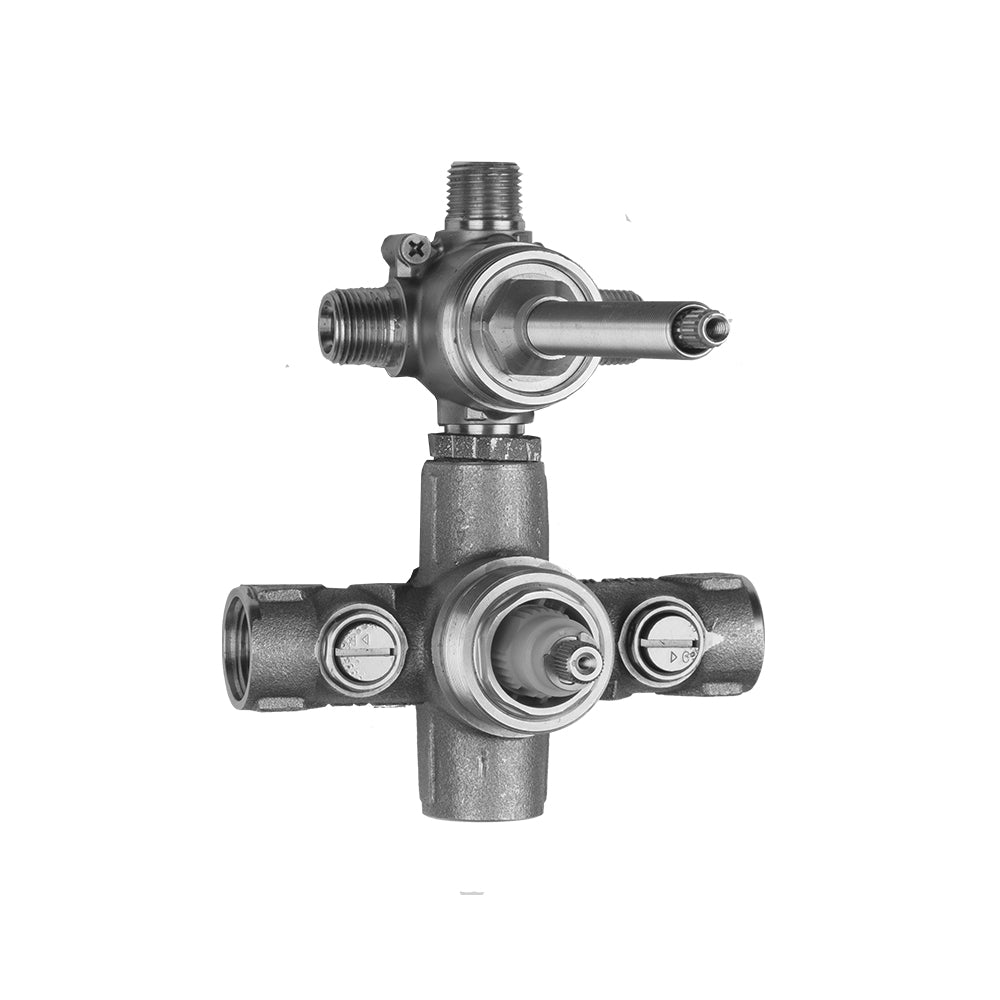 Jaclo J-TH34-688 Thermostatic Valve With Built In 3-Way Diverter/Volume Control With Shut Off