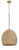 Crystorama JAC-10500-SG Jace 1 Light Pendant - Soft Gold