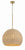 Crystorama JAC-10503-SG Jace 3 Light Pendant - Soft Gold