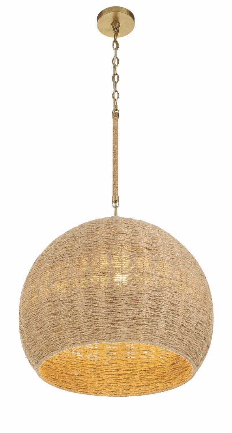 Crystorama JAC-10503-SG Jace 3 Light Pendant - Soft Gold