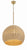 Crystorama JAC-10503-SG Jace 3 Light Pendant - Soft Gold