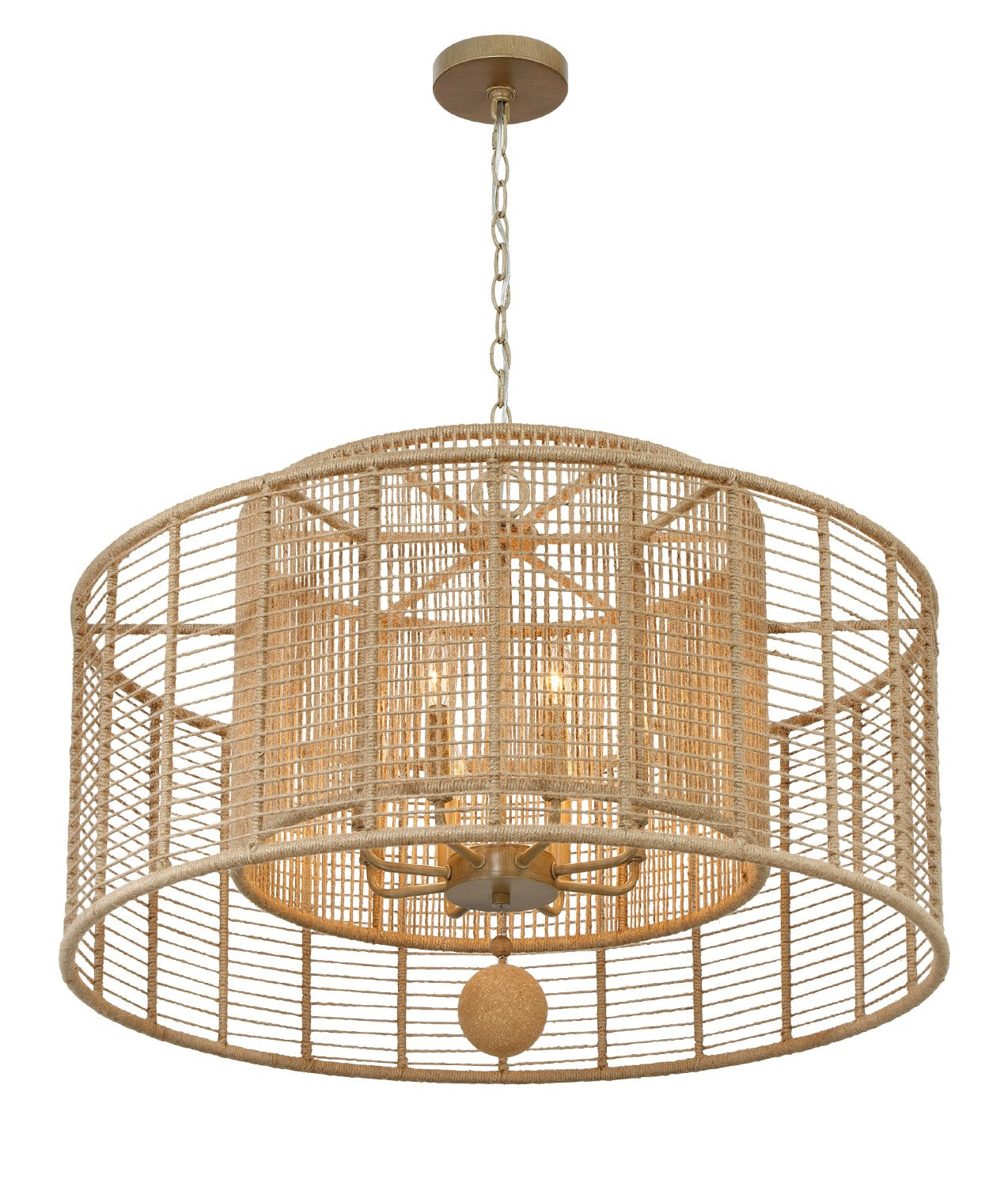 Crystorama JAY-A5006-BS Jayna 8 Light Chandelier - Burnished Silver