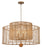 Crystorama JAY-A5006-BS Jayna 8 Light Chandelier - Burnished Silver
