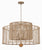 Crystorama JAY-A5006-BS Jayna 8 Light Chandelier - Burnished Silver