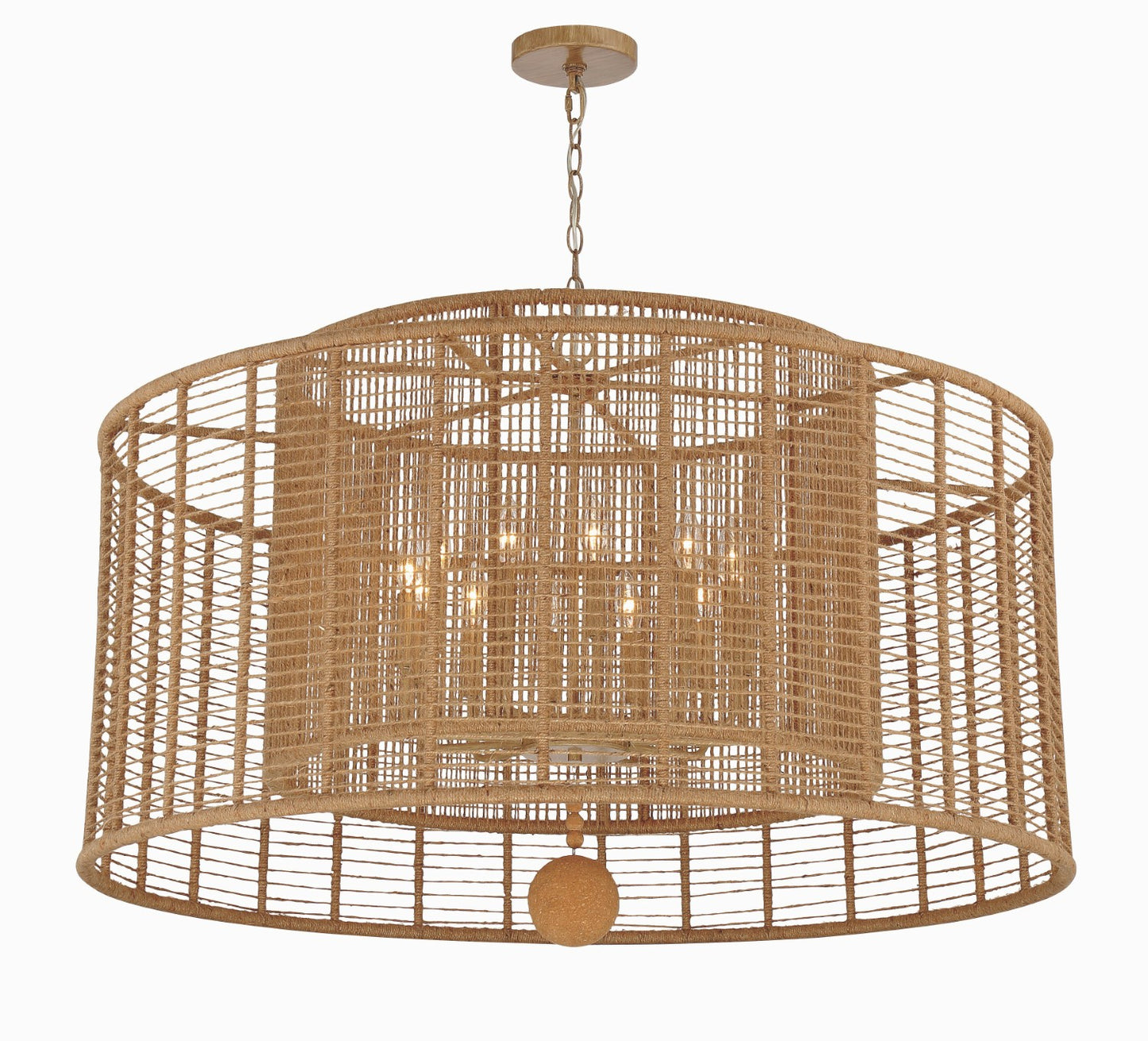 Crystorama JAY-A5009-BS Jayna 12 Light Chandelier - Burnished Silver