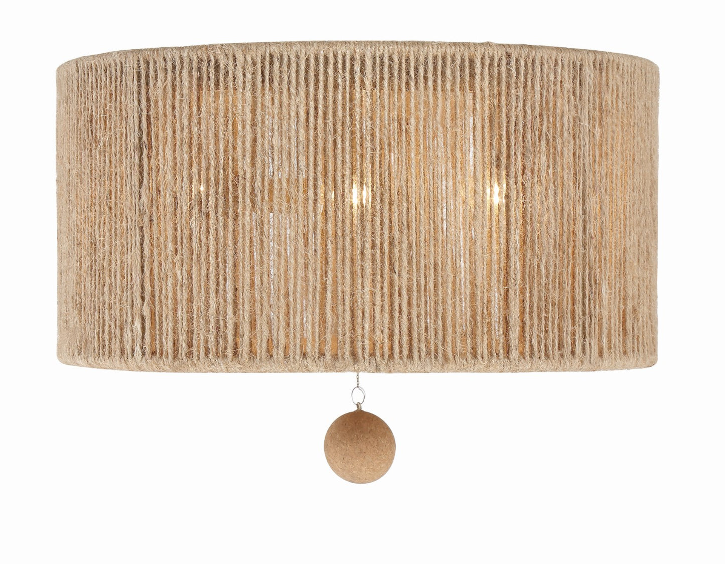 Crystorama JES-B7103-BS Jessa 3 Light Ceiling Mount - Burnished Silver