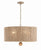 Crystorama JES-B7105-BS Jessa 5 Light Pendant - Burnished Silver