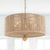 Crystorama JES-B7105-BS Jessa 5 Light Pendant - Burnished Silver
