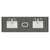 James Martin 040-S72-SNK 72" Double 3 CM Top with Sink