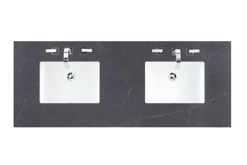 James Martin 050-S60D-SNK 60" Double Top, 3 CM with Sink