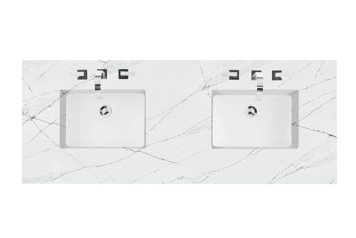 James Martin 050-S60D-SNK 60" Double Top, 3 CM with Sink