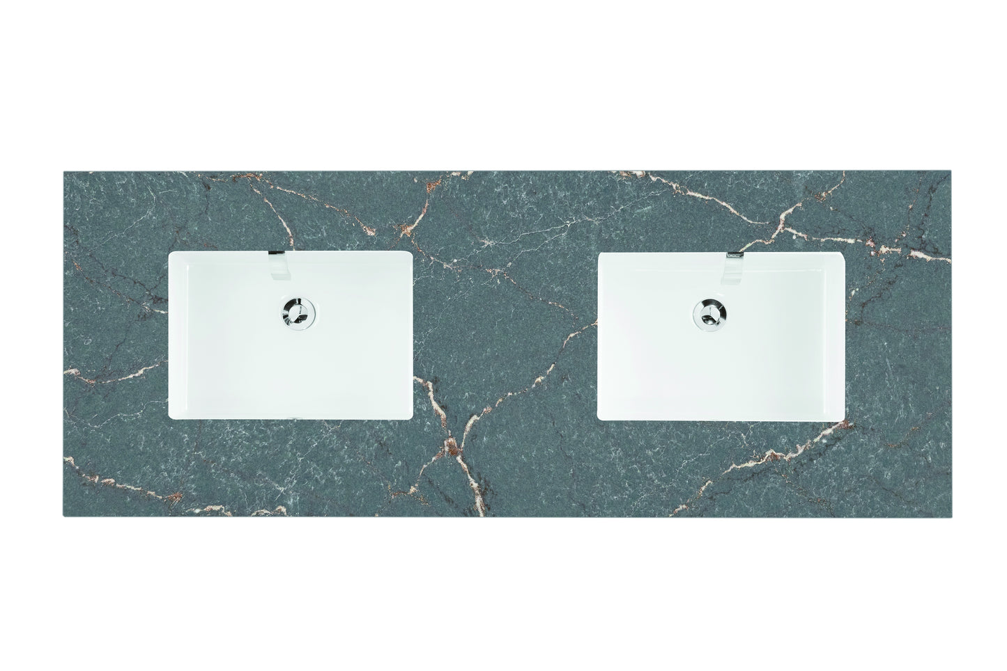 James Martin 050-S60D-SNK 60" Double Top, 3 CM with Sink