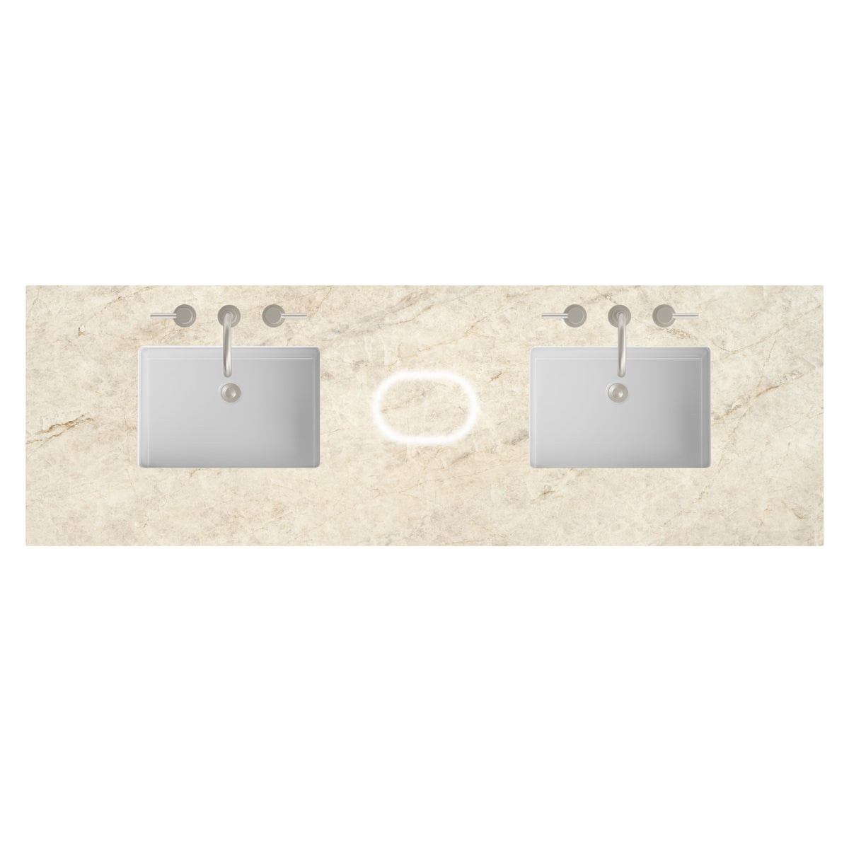James Martin 050-S72 72" Double Top with Sink