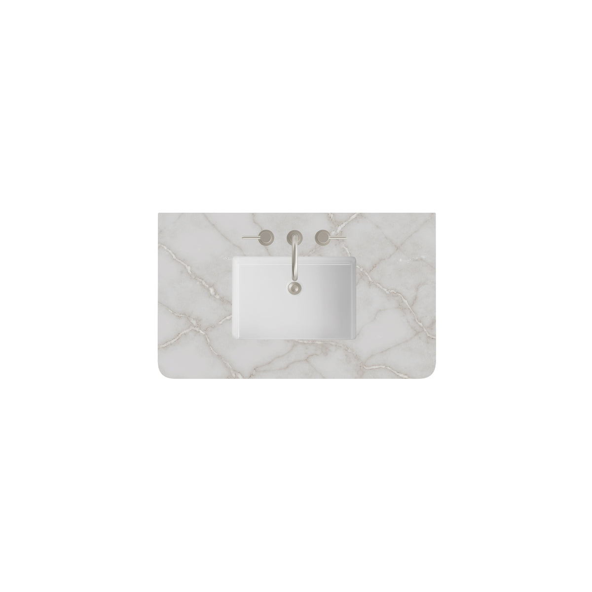 James Martin 060-S36RCWS-SNK 36" Single Radius Cut Top with Sink