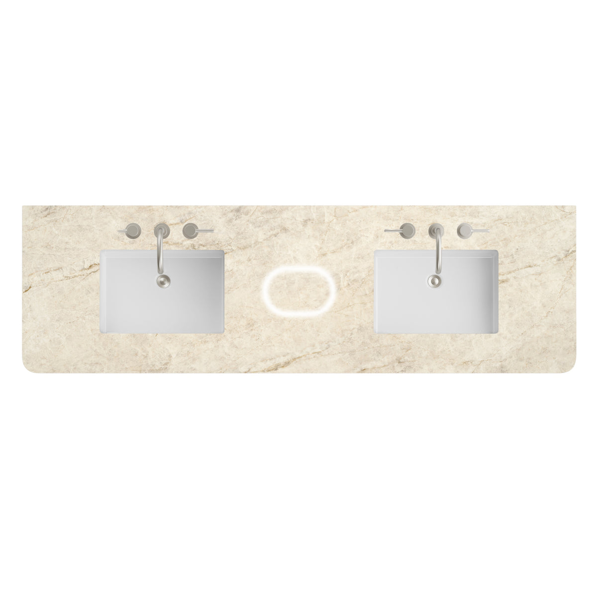 James Martin 060-S72RCWS-SNK 72" Double Radius Cut Top