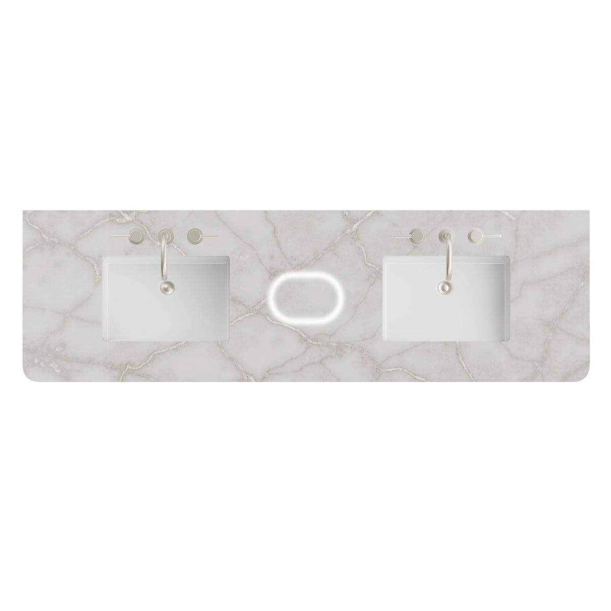 James Martin 060-S72RCWS-SNK 72" Double Radius Cut Top