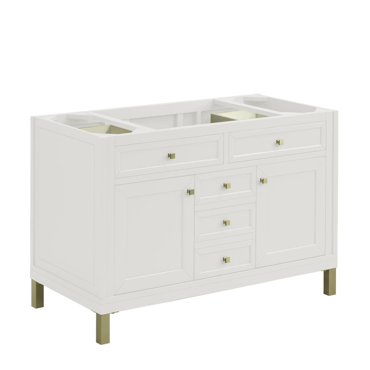 James Martin 503-V48-M-GW Chicago 48" Single Vanity, Glossy White