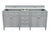 James Martin 650-V72-M Brittany 72" Double Vanity Cabinet