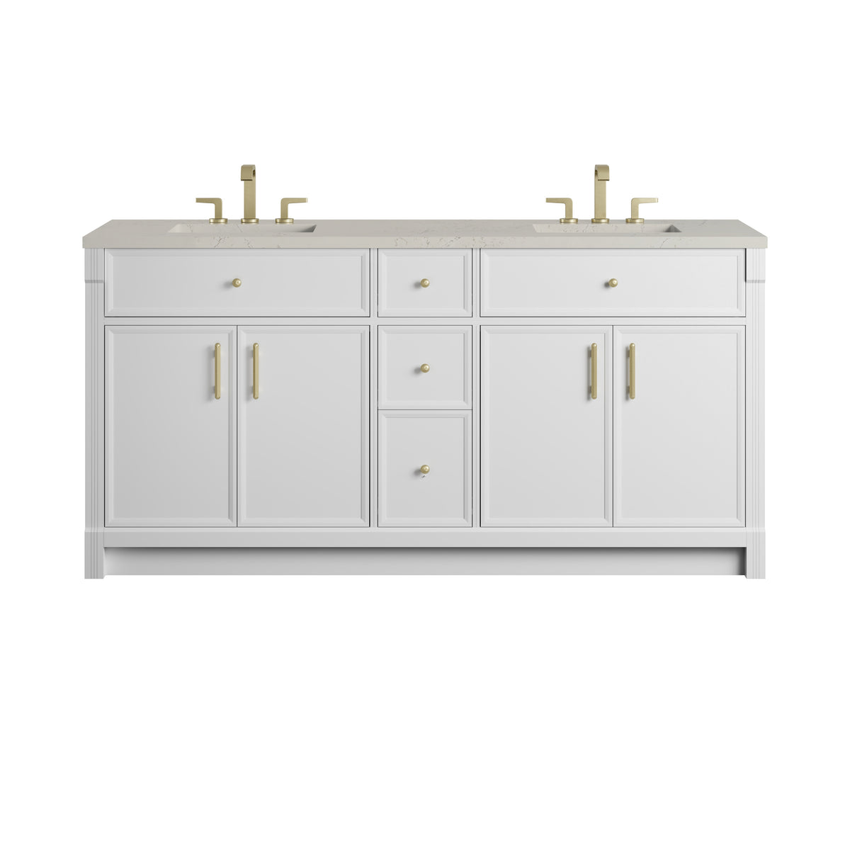 James Martin Bellshire 72" Double Vanity Cabinet