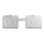 James Martin Bellshire 120" Dual Vanity Set with 24" Make-Up Counter - Parent
