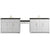 James Martin Bellshire 120" Dual Vanity Set with 24" Make-Up Counter