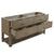James Martin D704-V72-M-PBO Lucian 72" Double Vanity, Pebble Oak
