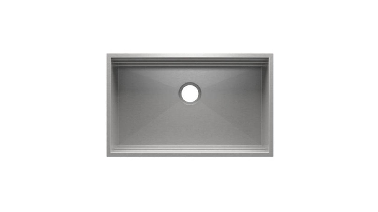 Home Refinements by Julien 005507 Smartstation Sink Undermount Single 30X18X10 - Brushed Stainless Steel