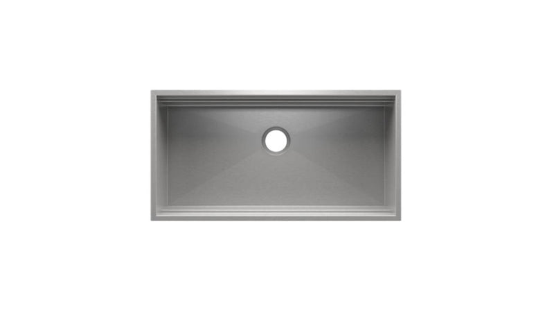Home Refinements by Julien 005508 Smartstation Sink Undermount Single 36X18X10 - Brushed Stainless Steel