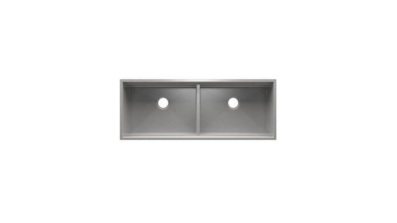 Home Refinements by Julien 005512 Smartstation Sink Undermount Double L24X18X10 R24X18X10 - Brushed Stainless Steel