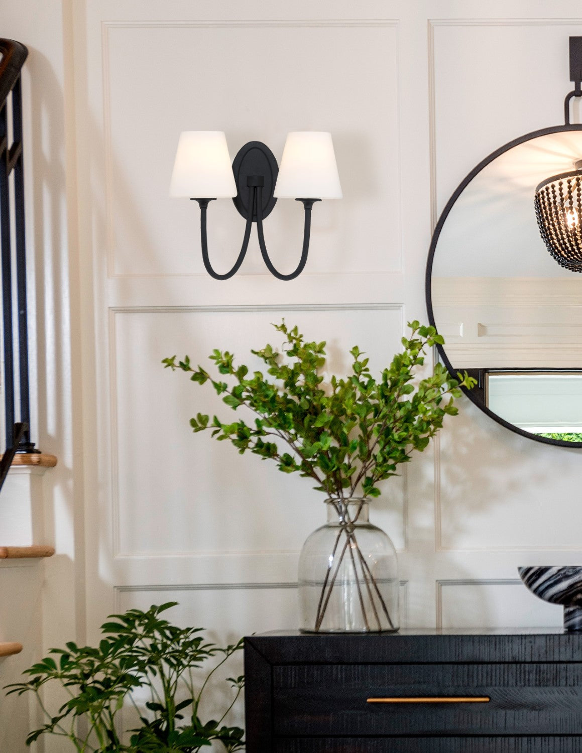 Crystorama JUN-10322 Juno 2 Light Wall Mount